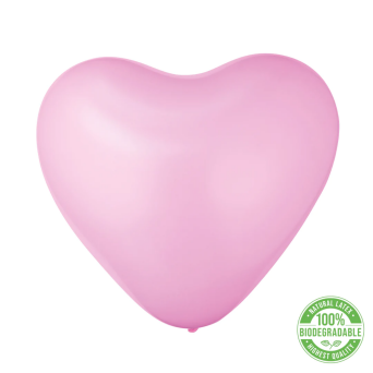Balony biodegradowalne Serce RÓŻOWE 12cali 6szt.